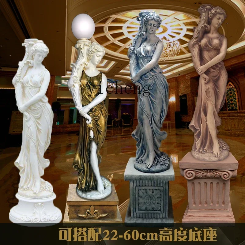 b3 European glass fiber reinforced plastic welcome character statue film and television props wedding angel ornament