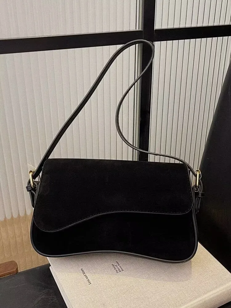 

Корейская модная нишевая женская сумка-полумесяц, новинка осени 2026, высококачественная многофункциональная сумка через плечо, наплечная сумка