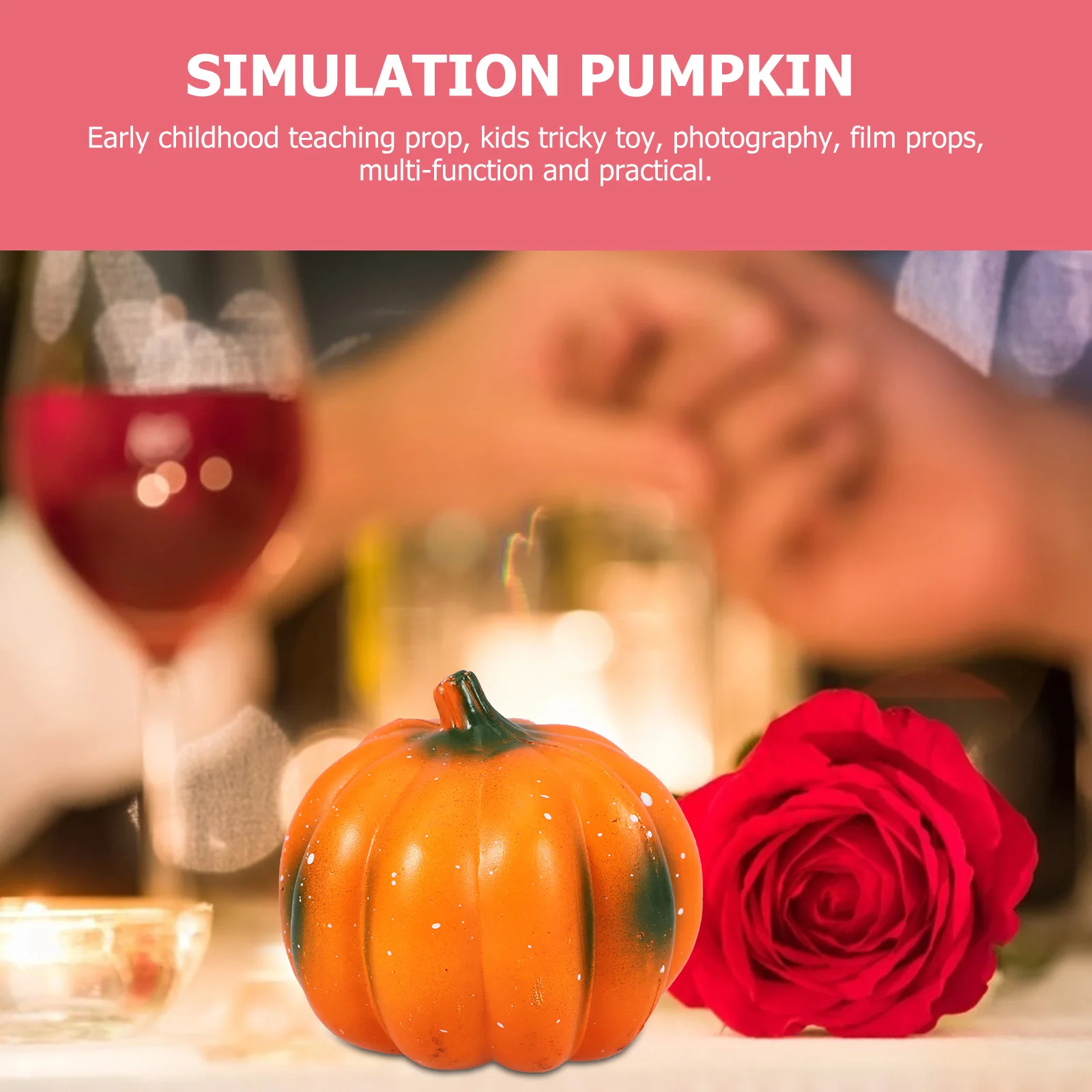 

Halloween Pumpkin Decoration Ornament Decorations Artificial Pumpkins for Decorating Food Foam