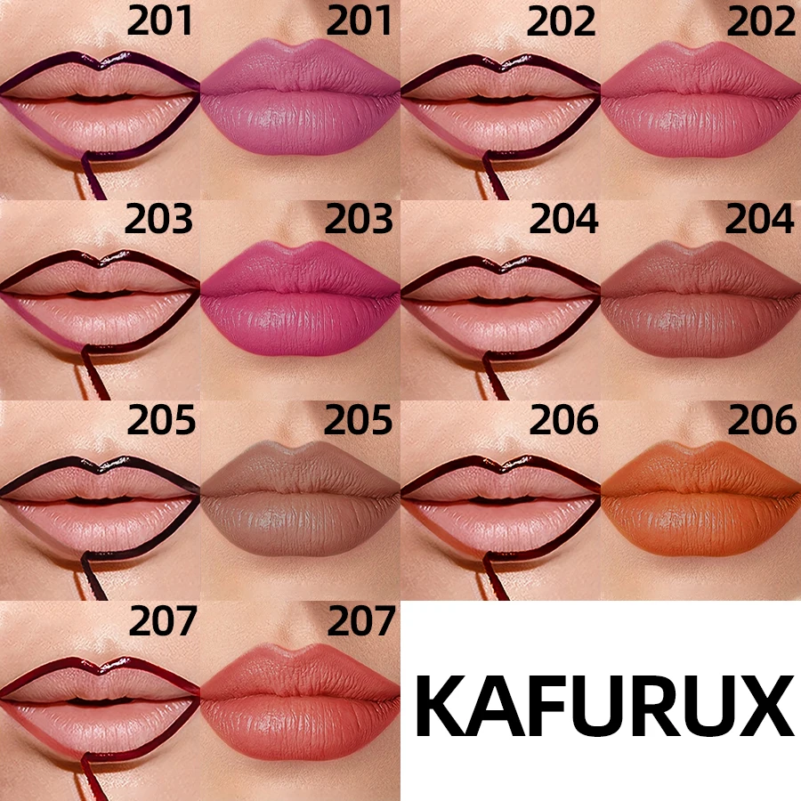 7 Kolorów Wodoodporny Konturówka do Ust Peel Off Tint do Ust Długotrwały Matowy Błyszczyk do Ust Czerwony Różowy Różowy Kontur Rozprzęgany Makijaż Ust Stian Cosm