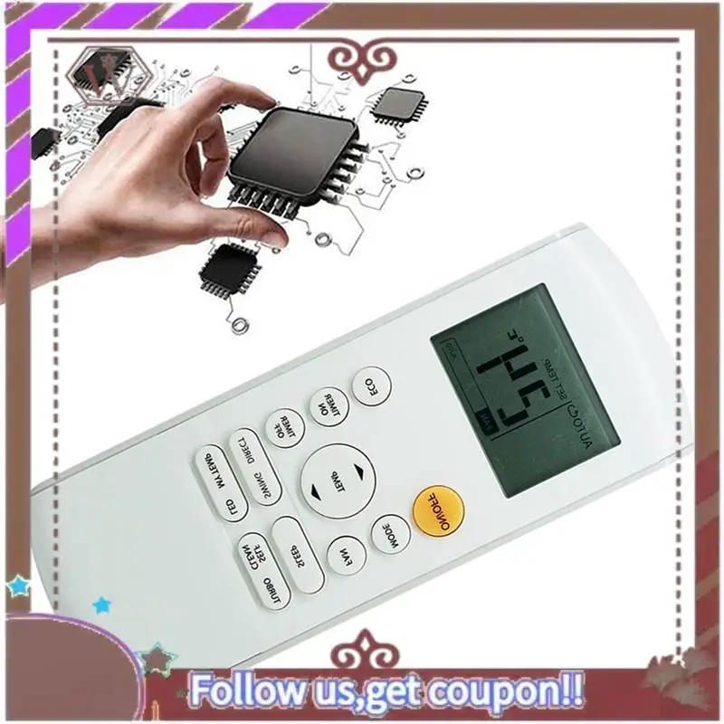 Новейший 2X сменный пульт дистанционного управления для кондиционера Midea RG57A7/BGEF RG57A6/BGEFU1 CR166-RG57A6EU-6 RG57B2/BGE RG57/BGE