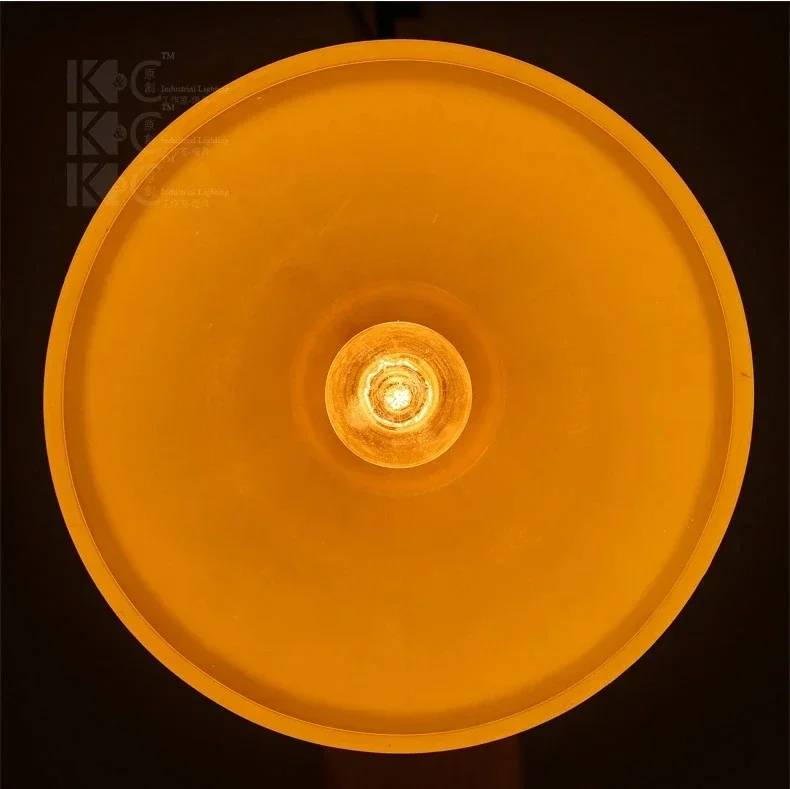 kc creative restaurant lighting retro loft industrial single-head crystal glass coffee bar lights