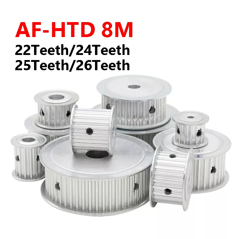 

1 шт. шкив ремня ГРМ AF-типа HTD-8M22 зубы ~ 26 зубьев шаг 8 мм слот ремня шириной 16/21/27/32/40 мм