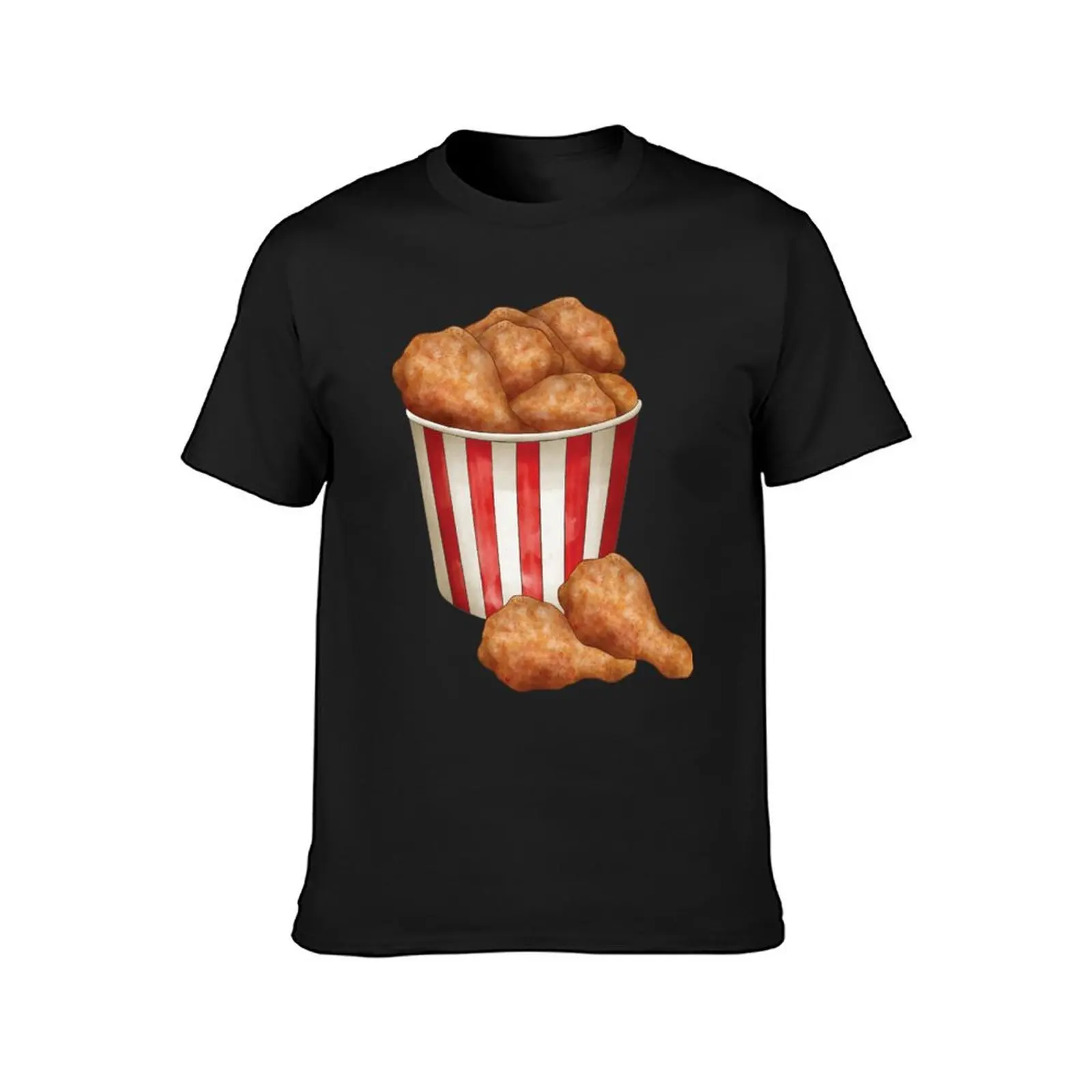 Bucket of Fried Crispy Chicken T-Shirt sublime Blouse t shirt men