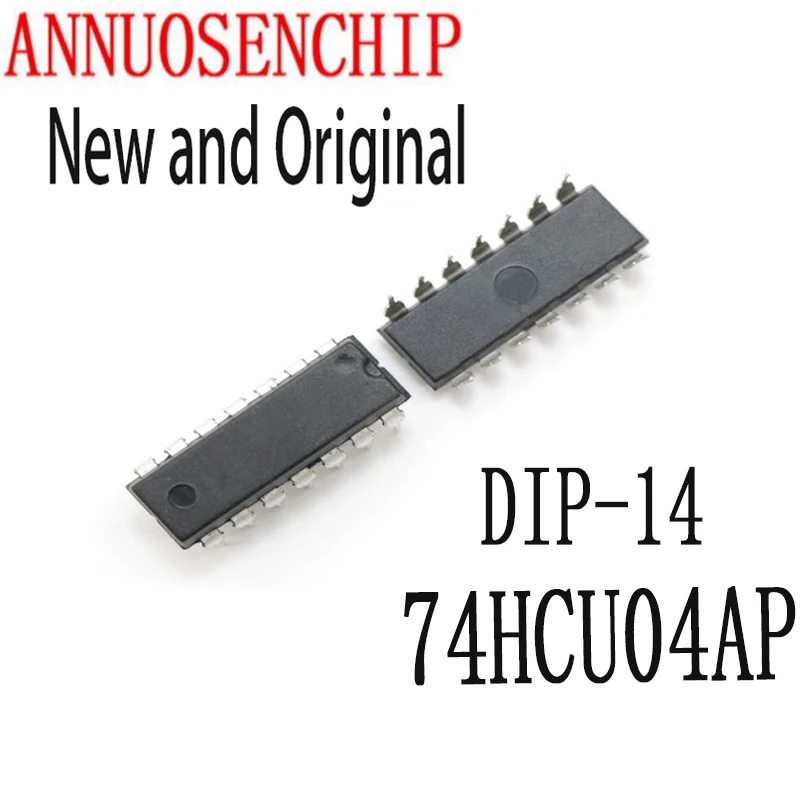 10PCS New And Original DIP-14 74HCU04 DIP SN74HCU04N DIP14 74HCU04N IC 74HCU04AP