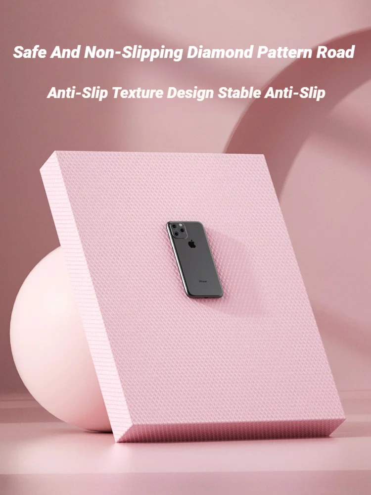 وسادة التوازن غير قابلة للانزلاق رغوة حصيرة الكاحلين وسادة الركبة للأساسية والقوة الاستقرار التدريب اليوغا اللياقة البدنية سميكة عالية الارتداد