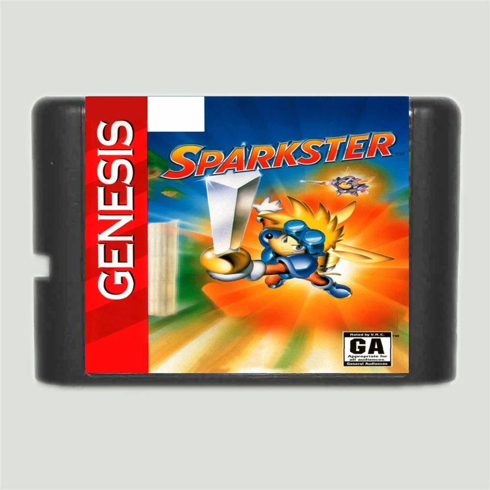 Carte de jeu pour Sega Mega Drive, système Genesis, Rotterdam Kster, Rocketknight Adventures 2, 16 bits MD