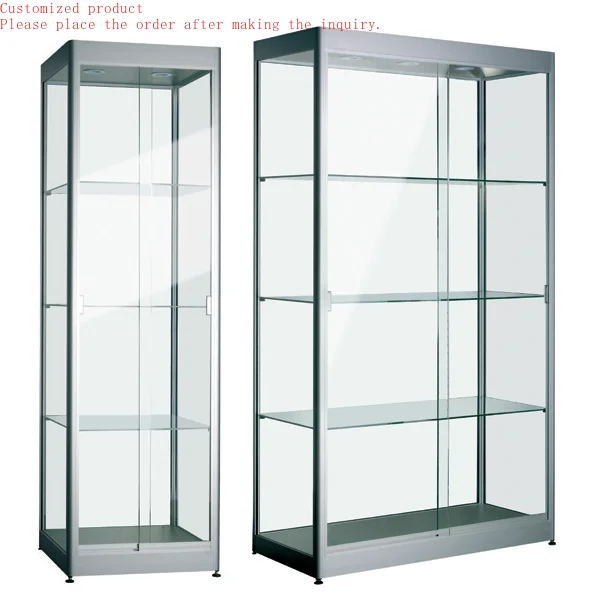 

Custom.Shopping Display Cabinets with Glass Doors/store Fixtures Vitrine Cabinet/wall Glass Display Cabinet