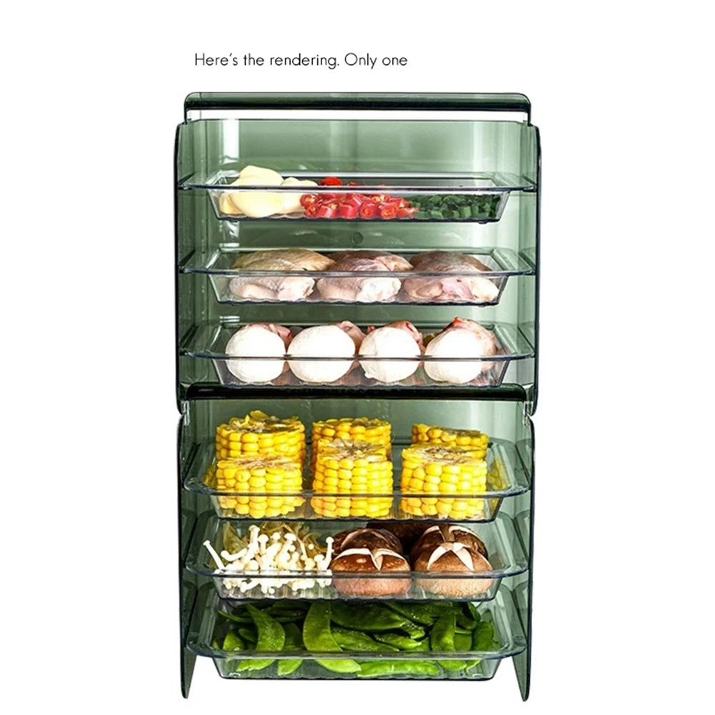 

Многослойная чашка для приготовления блюд, креативная сетка, красный поднос, настенная кухонная многослойная блюдо для горячей кастрюли