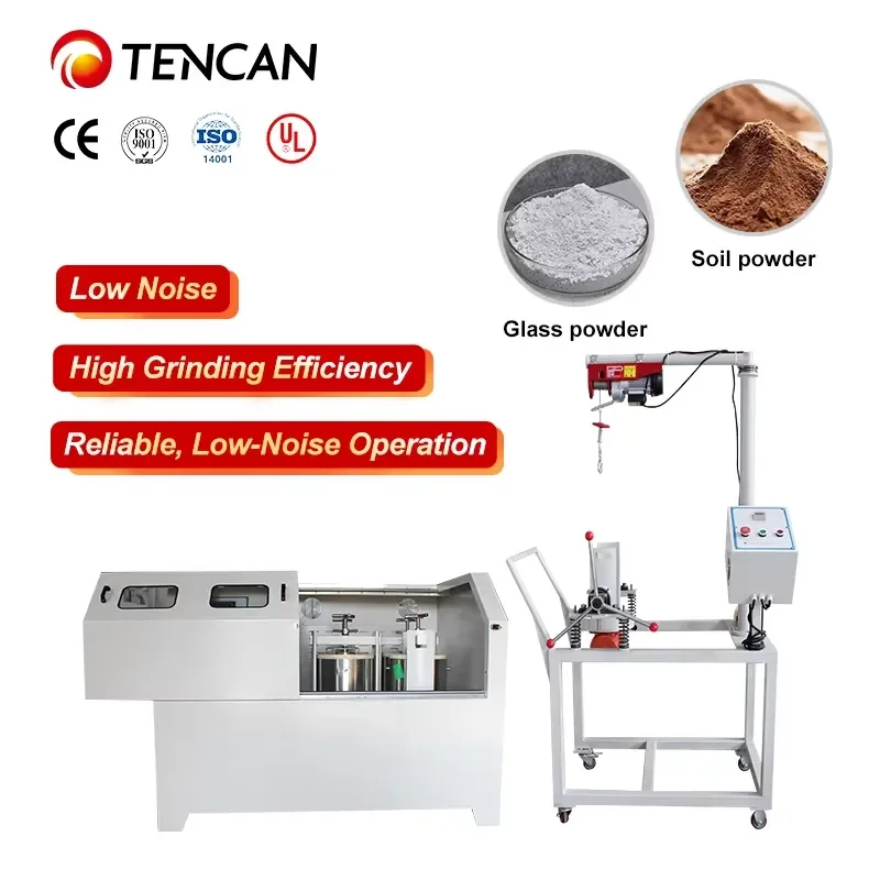 i TENCAN XQM-80L Vertical Planetary Ball Mill Electric Motor Lifting Pouring System Touch Screen Efficient Food Processing