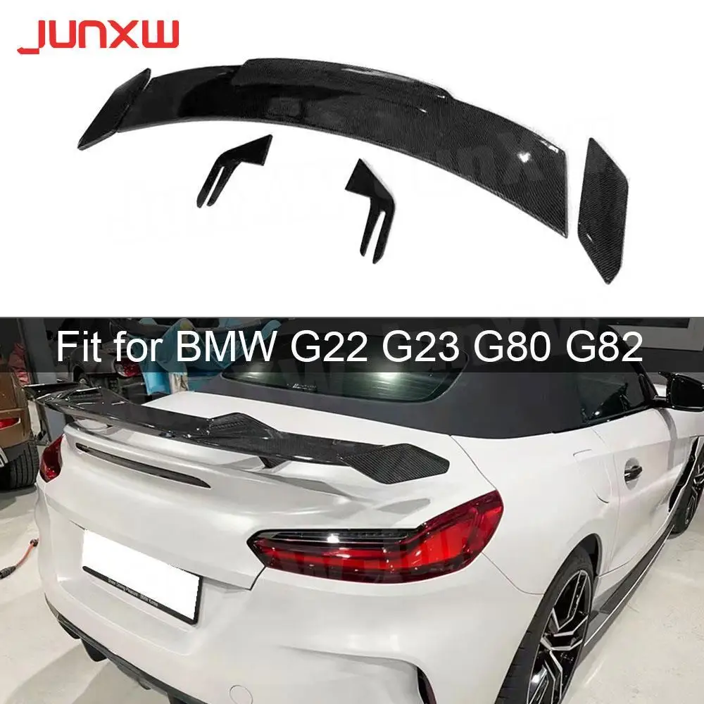 

Carbon Fiber Rear Trunk Lip Spoiler Boot Wings for BMW G22 G23 G80 G82 G14 F32 F36 M1 M3 M4 M5 M6 Car Styling