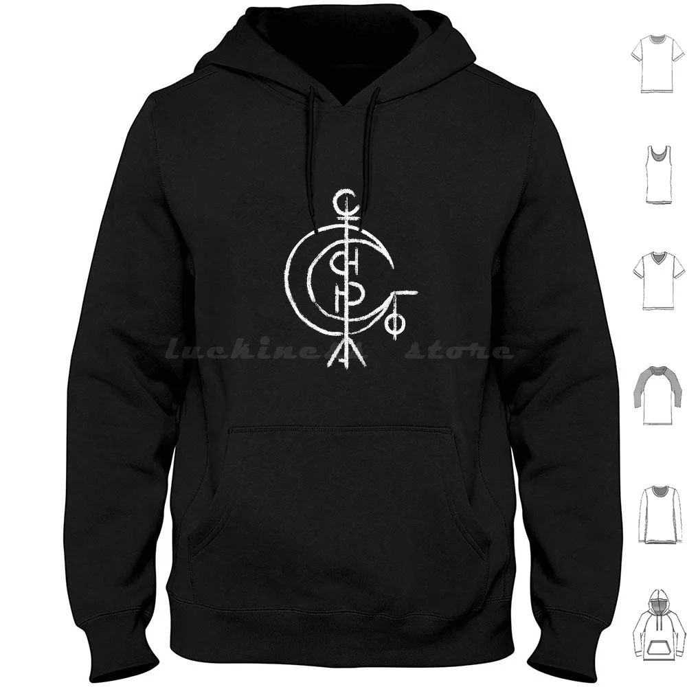 Witch Sigil-Putting A Spell On You! Hoodies Long Sleeve Brush Sigil Hexensiegel Dark Arts Magick Pagan Wiccan Spell