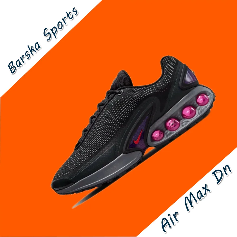 Nike Air Max Dn Low Men\'s and Women\'s Sneakers Trendy Fashion casual shoes Cushioned comfort Sneakers lightweight Black&Purple