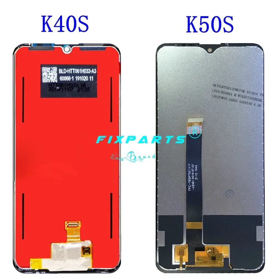 LCD do LG K50S LM-X540 K40S Zespół digitizera ekranu dotykowego Zamiennik K40 K50 LMX540HM Wyświetlacz LCD K40s do LG K50S LCD