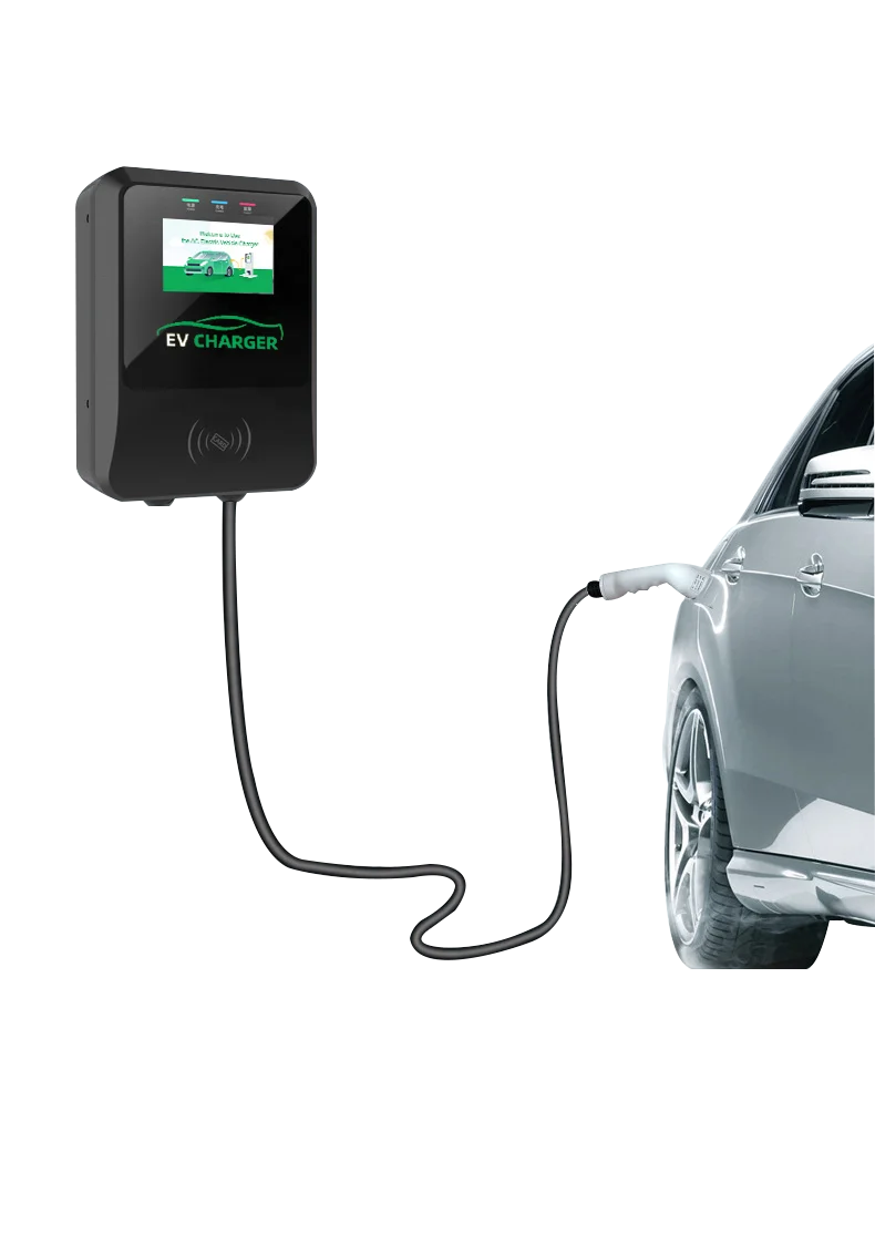 EV Charger Factory Manufacturer Ocpp J1772 Type 1 32A 7kw Wallbox Fast Electric Charging Station EV Car Charger