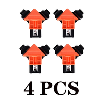 2/4PCS  90° Degree Carpentry Sergeant Furniture Fixing Clips Picture Frame Corner Clamp Woodworking Joinery Clamp Corner Clip