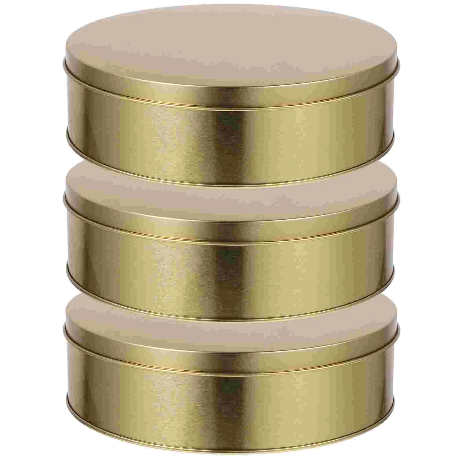 Pots à Bonbons en Fer Blanc, à Mettre au Four, Boîte en Fer, Emballage de Biscuits de 65 Pouces, Festival localité, Beaucoup de Voyages, 3 Pièces
