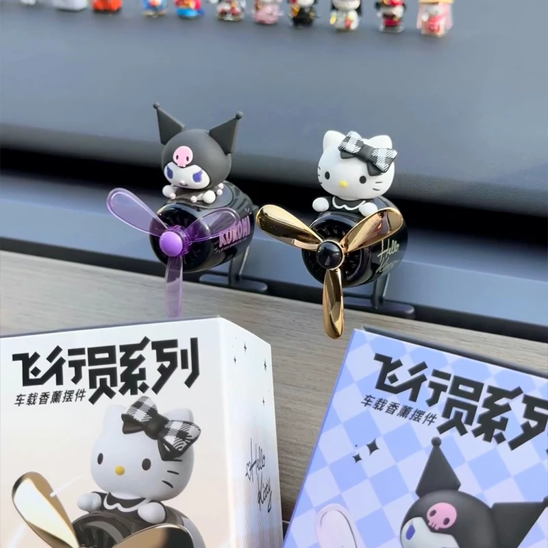 かわいいハローキティサンリオ車芳香剤装飾漫画クロミアロマセラピー車のアウトレットアクセサリーおもちゃモデル女の子ギフト