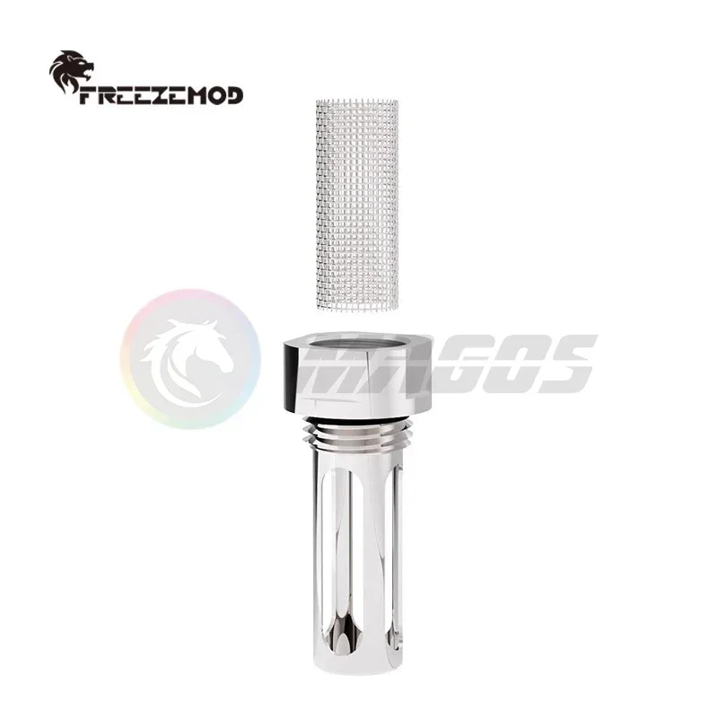FREEZEMOD Water Cooling Reservoir Filter, Built-in for Medical & Industrial Cooler Impurity Filtering 30 Mesh, GLQ-CNZ