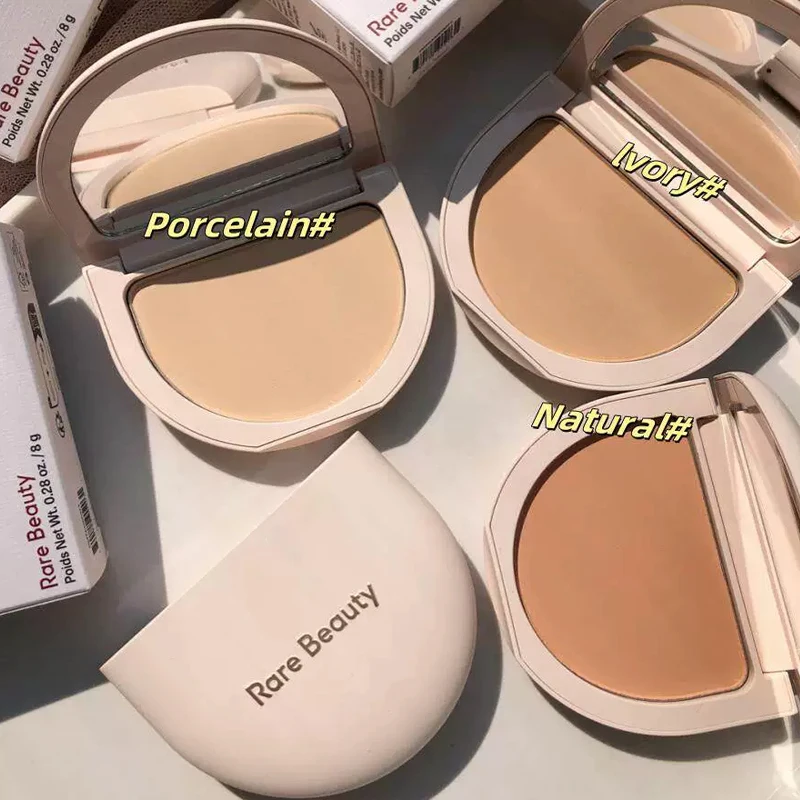 Rare Beauty Setting Powder Lasting Oil Control Cosmetics Natural Matte Pressed Powder With Mirror Compact Portable Makeup Powder