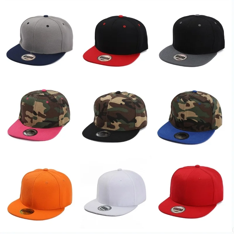 Flat Edge Baseball Cap Korean Version Two-color Splicing Hip-hop Hat Men's and Women's Tide Street Cool Hip-hop Hat