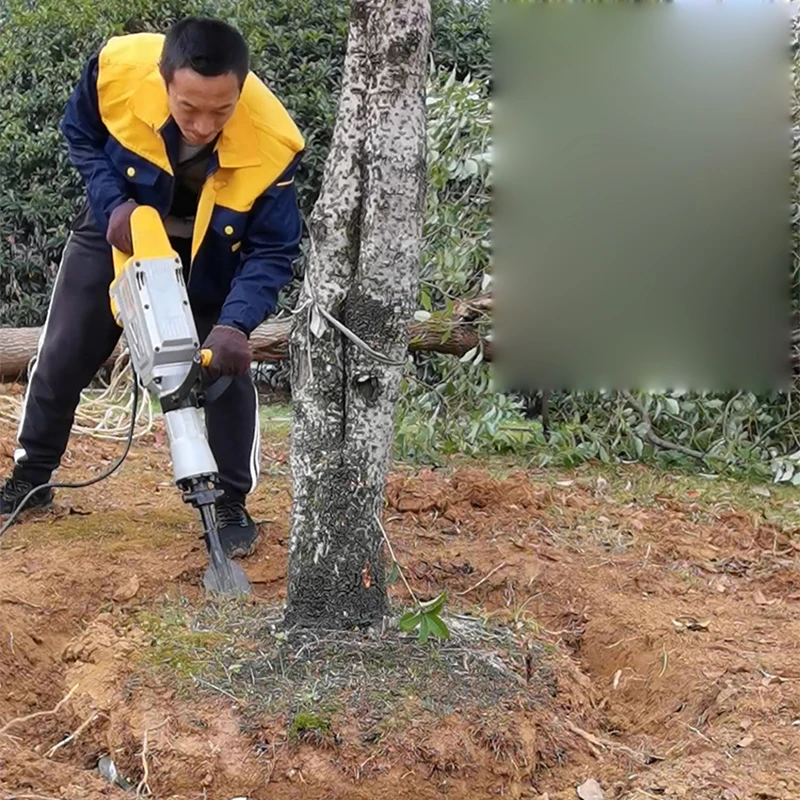 Multifunctional small tree digging machine tree transplanting electric pick soil ball electric tree digging machine