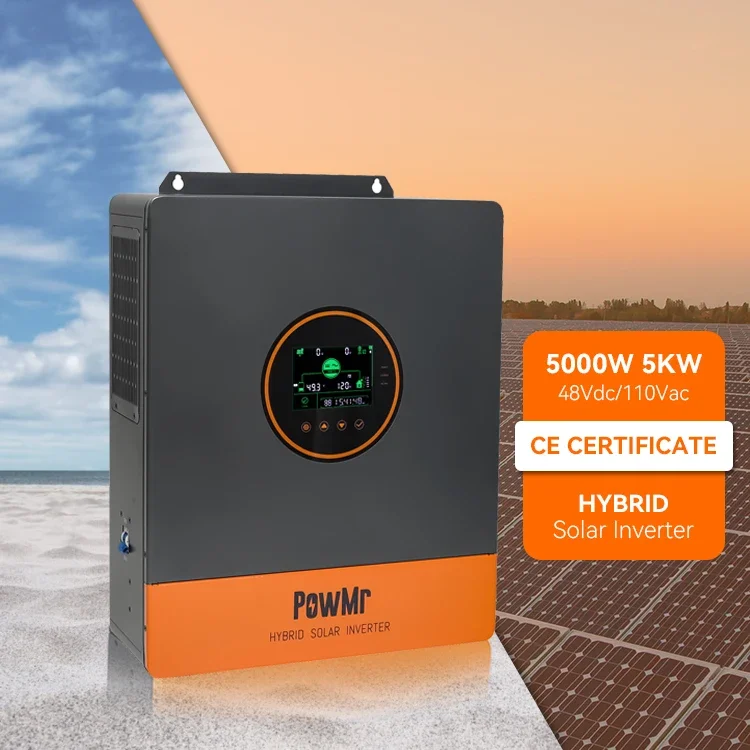 

Off/on-grid Solar Inverter 5000W 48Vdc 120/208/240Vac Single/split/three Phase Hybrid Solar Inverter