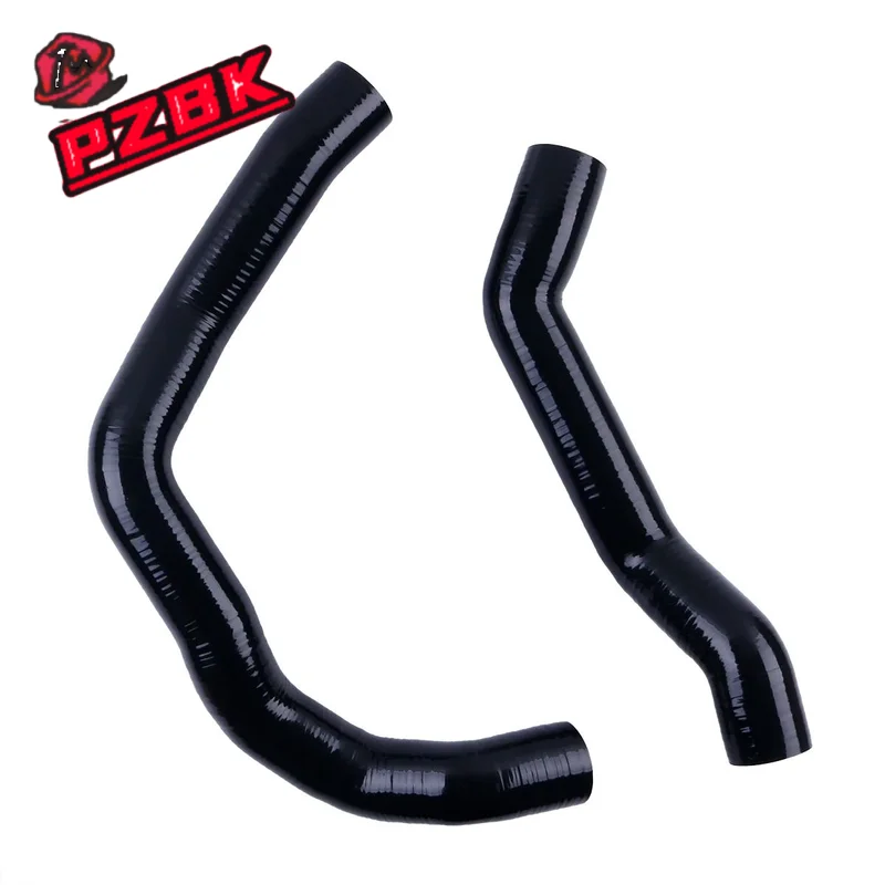 2PCS For 2000-2010 Alfa Romeo 147 156 1.9JTD Silicone Upper Lower Turbo To Intercooler Hose