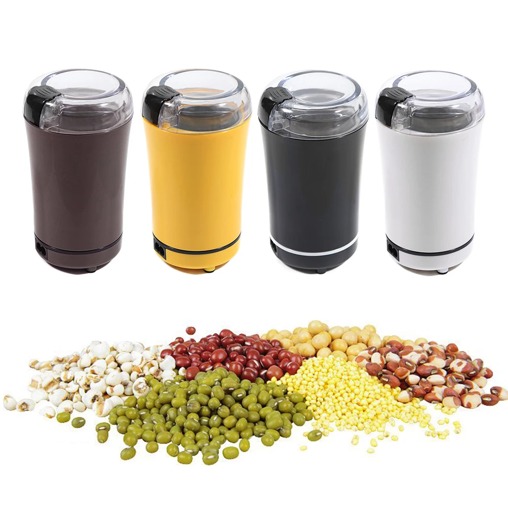 Electric Coffee Grinder Blade Spices Fast With Stainless Steel Blade Beans Herbal Nuts Grains image 2