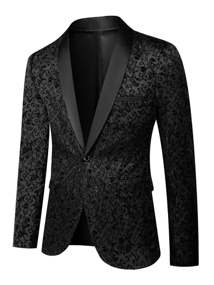 

Casual Large Size Men's Busin Faion Trending Spring Autumn Suit Jaet Stand Fit Polyester Viscose Long Sve Coat