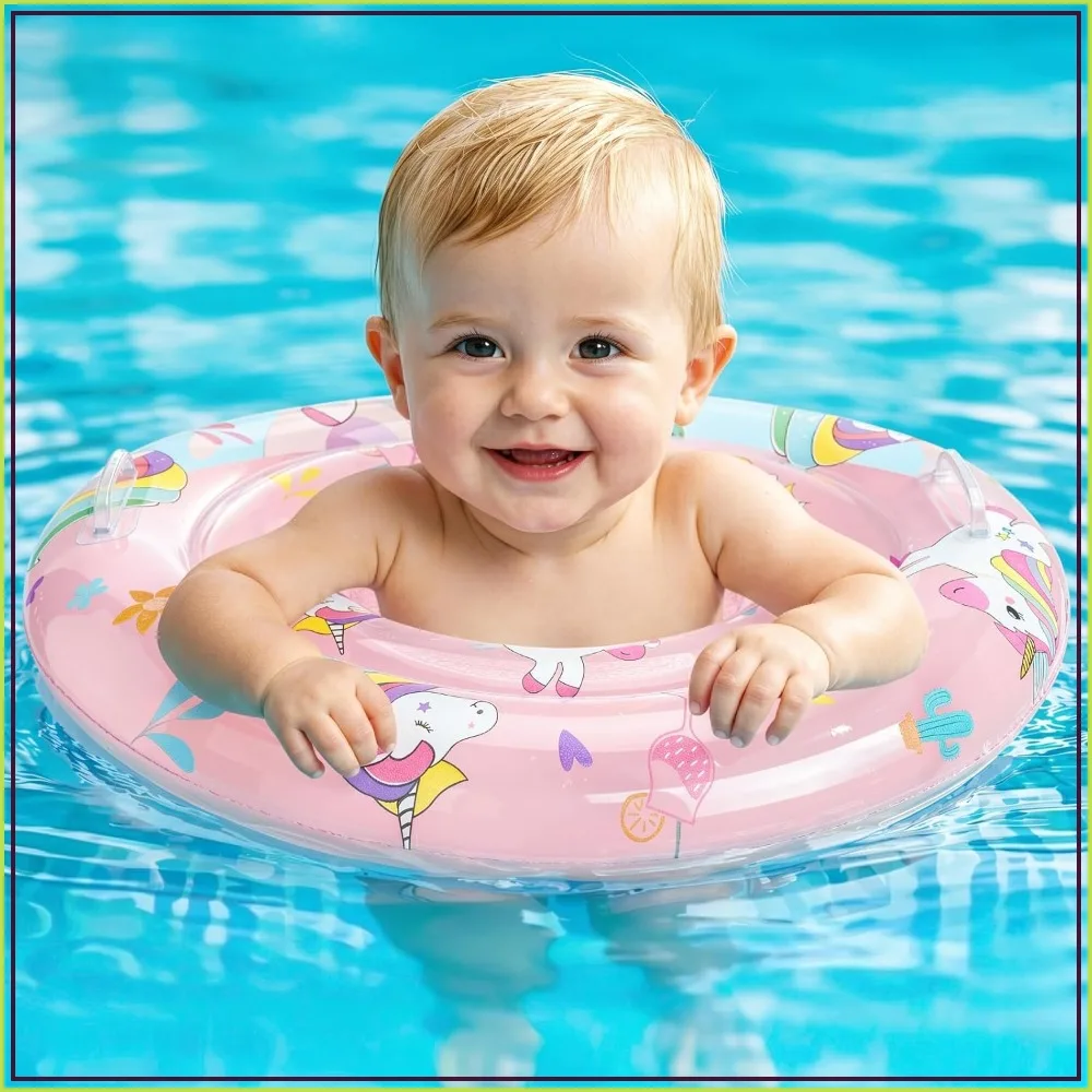 

Adjustable Seat Baby Swimming Floats, PVC Double-Layer Inflatable Pool Floats for Toddlers