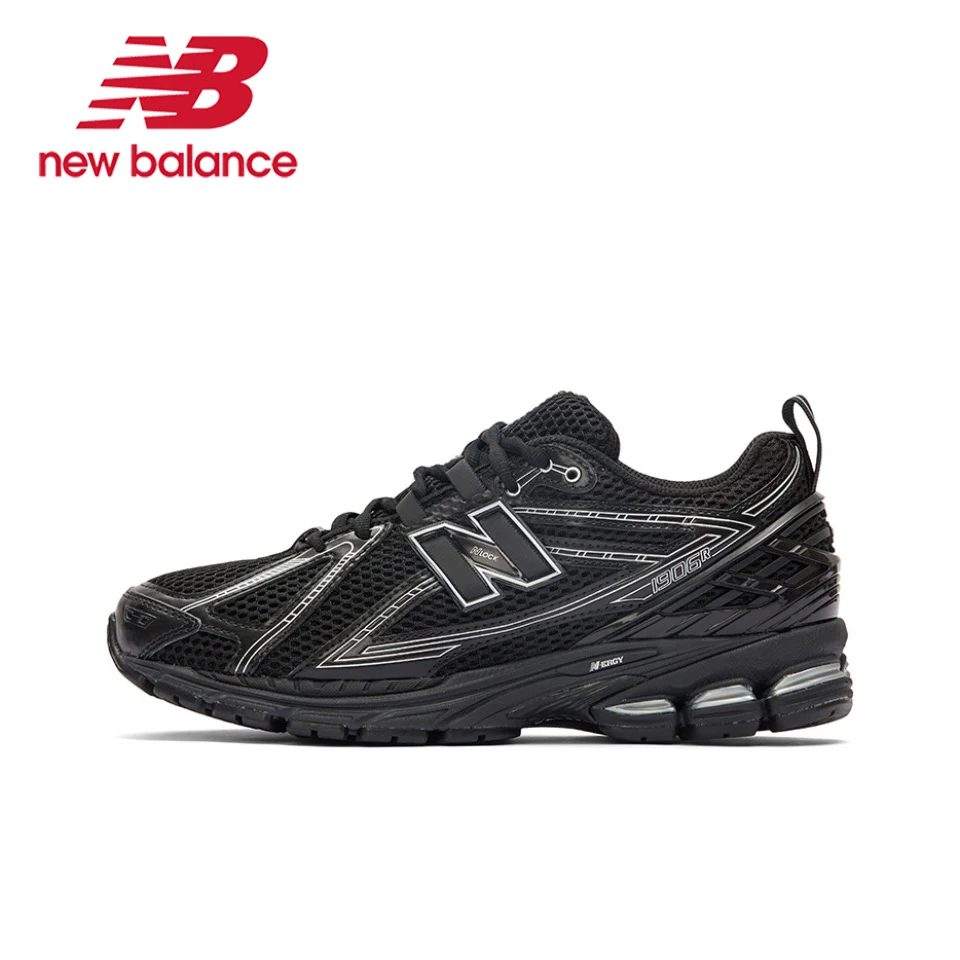 Original New Balance NB 1906R Retro All-fit Mesh Fabric Leather Breathable Casual Running Shoes Unisex Gray Sneakers M1906RCH