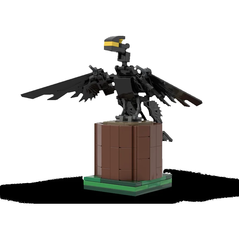 142 pz MOC Microraptor un log Dinosauried Modello Building block Architettura FAI DA TE Educazione creativa Regali Di Natale giocattolo Compleanno