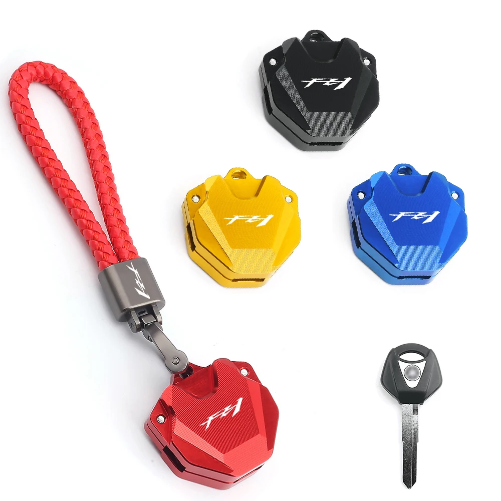 For YAMAHA FAZER FZ1 FZ6 FZ8 FZ 1 6 8 FAZER125 25 Keychain Key Shell Key Case Cover Key Chain Keyring CNC Accessories Motorcycle