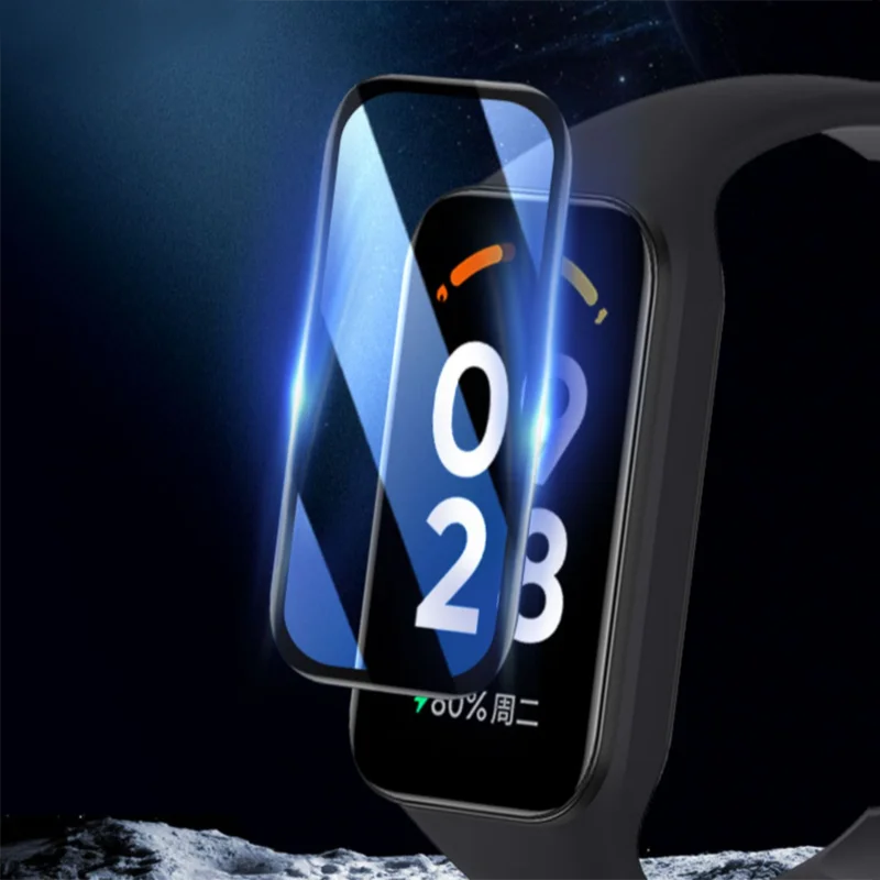 Xiaomi Redmi Band 3用のソフトエッジ保護フィルム,スマートブレスレット用のフルカバー,スクリーンプロテクター,スマートブレスレットアクセサリー