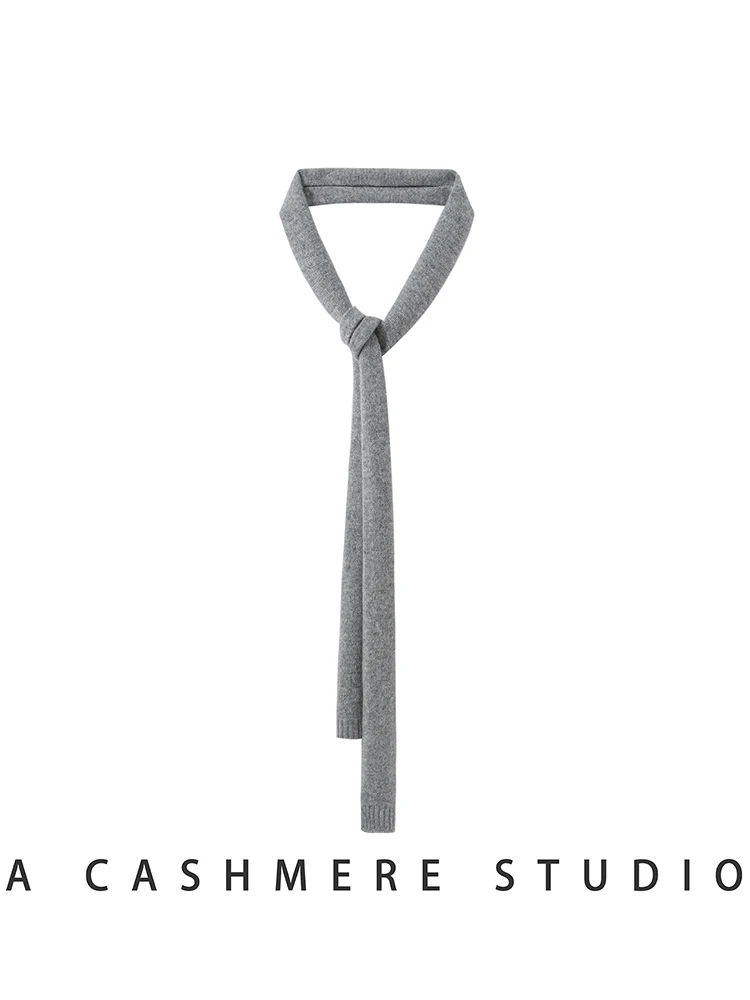 tloml-women-100-cashmere-knitwear-threaded-edge-length-scarf-spring-autumn-soft-simple-style-cashmere-fashion-versatile-scarf