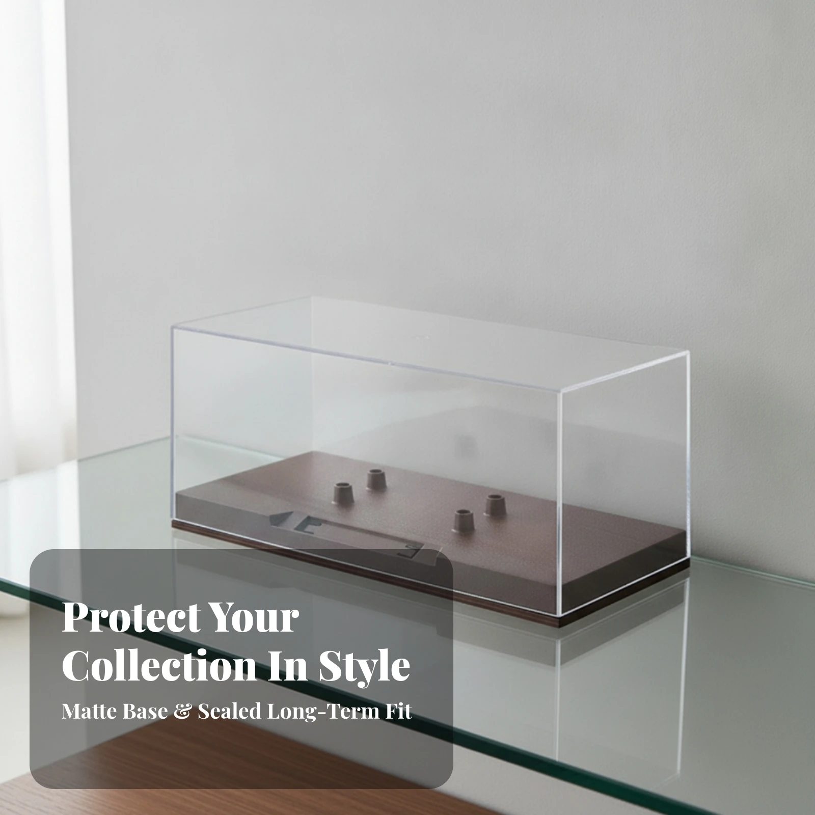 Transparent Acrylic Display Box High Clarity Model Car Display Case Clear Model Car Storage Case Long-Lasting for Hobbyists - view 5