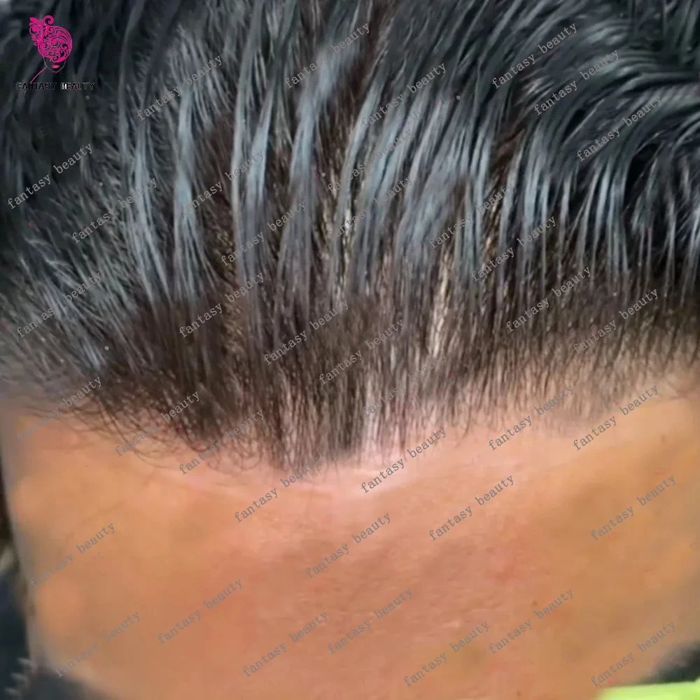

Натуральная линия волос, черный, коричневый, блондин, прочный мужской парик 1B40 1B65 1B80, серый парик из 100% человеческих волос, необнаружимый тонкий протез для кожи