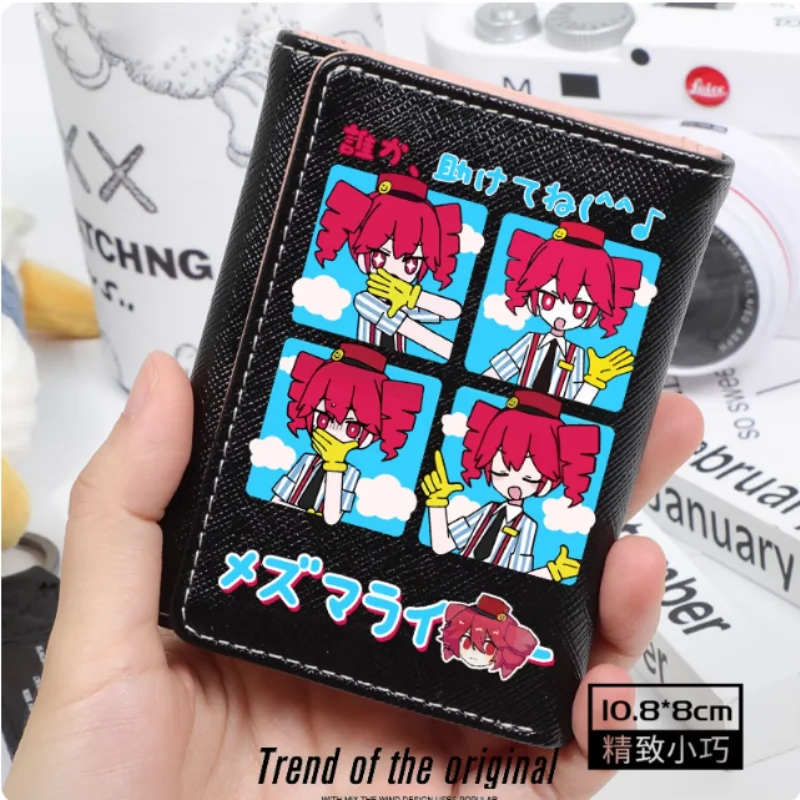 Kasane Teto Cartera de moda PU monedero tarjetero cerrojo monedero Cosplay regalo B2395