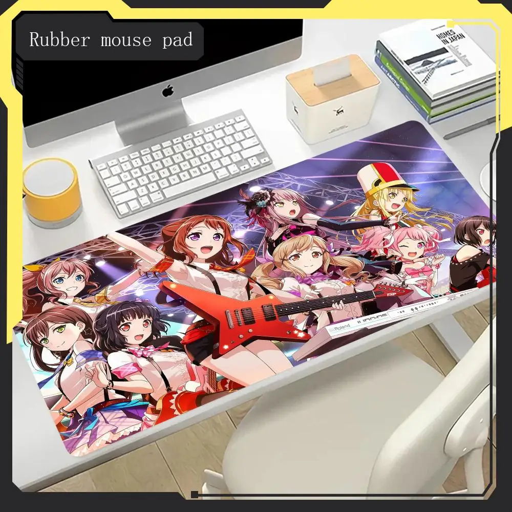 Mouse Pad Electronic game BanG Dream mouse pad Hot selling items is easy use with anti slip suitable for desktop gaming laptops