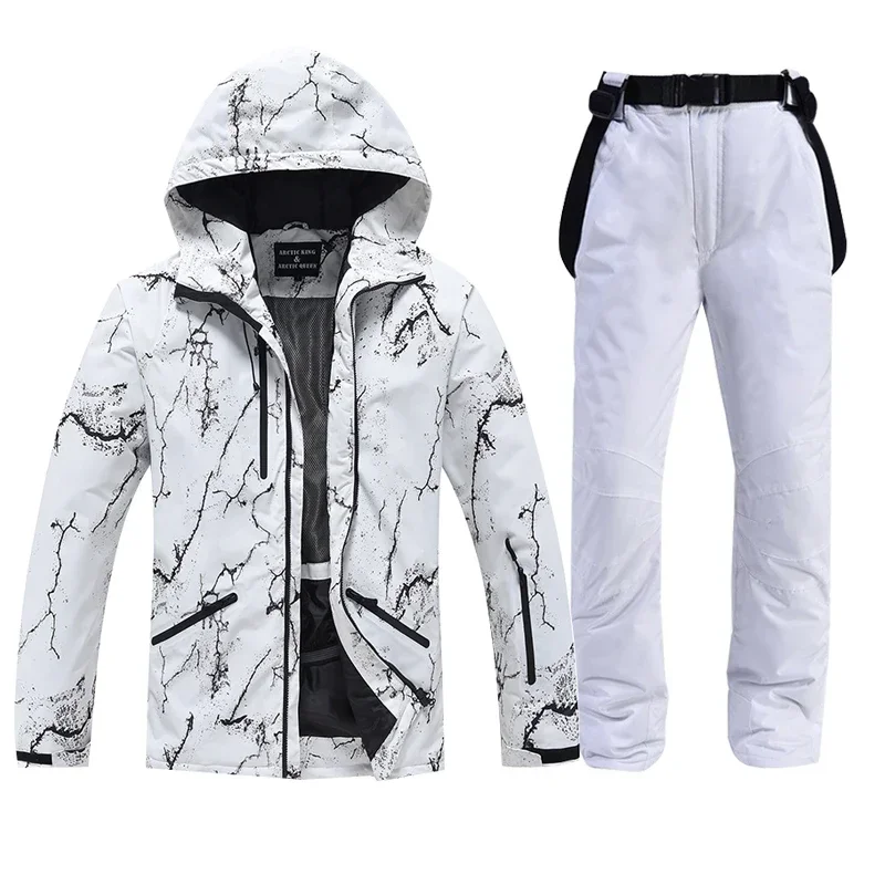 

Ski Suit Women's Ski Jacket Ski Pants Warm Windproof Winter Snow Overalls Waterproof Outdoor Snowboarding Clothes Female