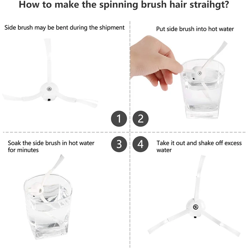 Für xiaomi roborock e25 e4 s5 s6 e20 e35 c10 s50 s51 s4 hauptseiten bürste hepa filter ersatz zubehörs atz