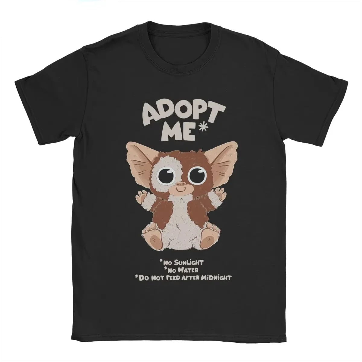 

Gremlins Gizmo T Shirt Women Men Streetwear Anime Movie Graphic T-shirts Oversize Clothes Man Short Sleeve Tops Pure Cotton Tees