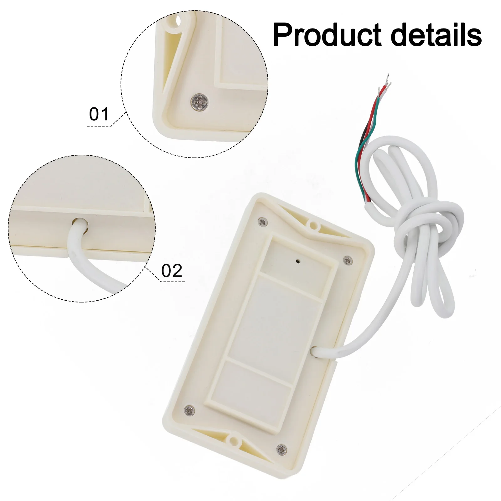 Rain Sensor 433MHz RF Sensor Color:white Rain Sensor Probe Automatic Closure DC5V-24V Operation Highly Sensitive