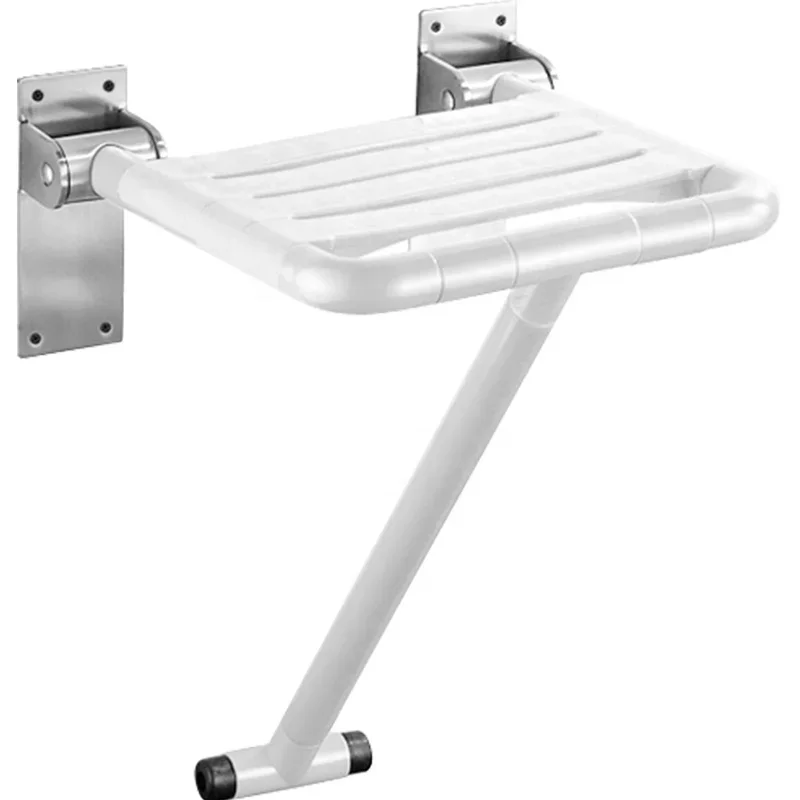 

Wholesale High Quality Wall Folding Seat Bench Bath Chair Bathroom Steel Shower Stool