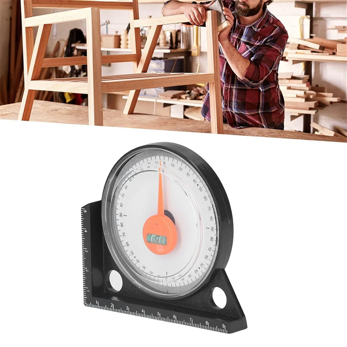 

A002 Magnetic Angle Locator,Angle Finder,Angle Finder Protractor Digital Angle Finder with Clear Scale High Accuracy