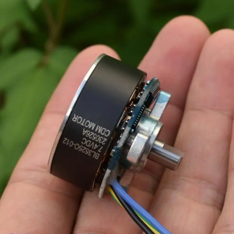 35 مللي متر BLDC فرش السيارات مع سائق محرك كهربائي BL3525O DC7.4V 3200 دورة في الدقيقة عزم دوران كبير محرك قوي PWM سرعة #6