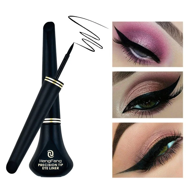 Waterproof Eyeliner Liquid Hard Head Quick Dry Sweatproof Not Blooming Long Lasting Eyeliner Pen Cosmetics Maquiagem