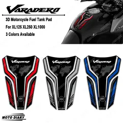 Pegatina protectora para tanque de combustible de motocicleta, calcomanías impermeables para Xl125, Xl250, Xl1000, Varadero XL 125, 250, 1000, 3D