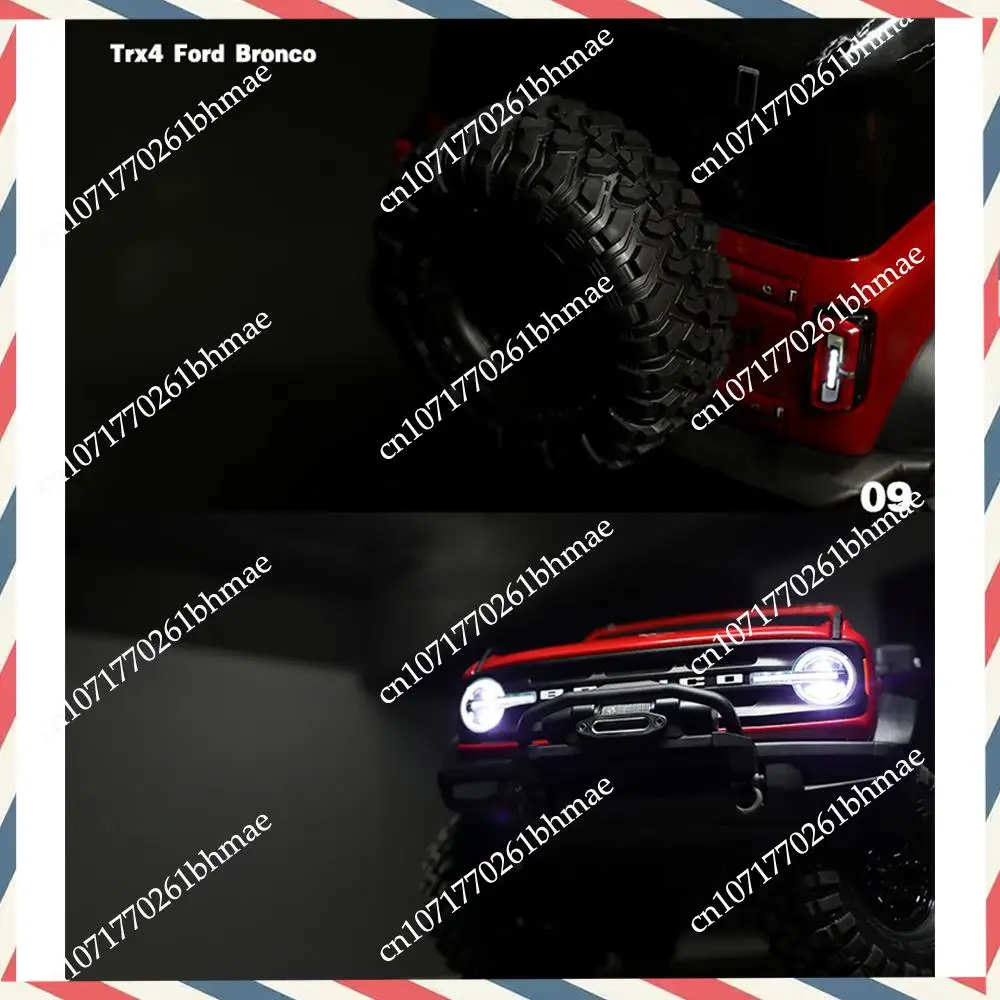 -A21Z Sistema de luz LED Grupo de lámparas delanteras y traseras para Traxxas TRX4 2021 Bronco 1/10 coche trepador de control remoto intermitentes luces de freno